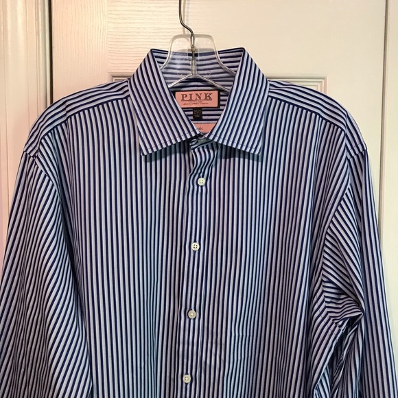 Thomas Pink Mens Button Down 16 1/2” - Picture 3 of 7